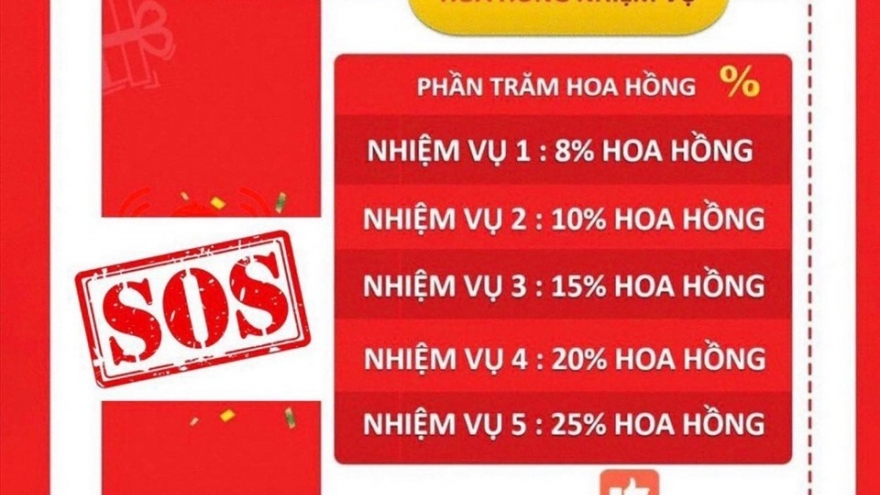 Lại rộ lên chiêu lừa đảo làm cộng tác viên online cho các sàn thương mại điện tử